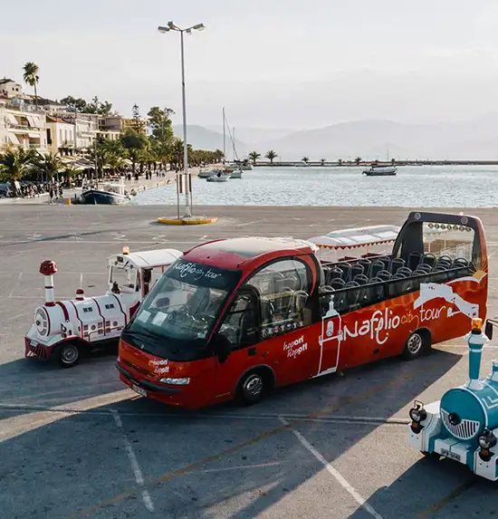 Tour Nafplio on a Train or Bus