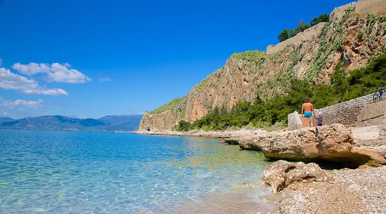 Παραλία Αρβανιτιά Ναύπλιο